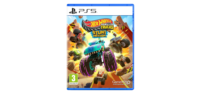 Amazon: Hot Wheels Monster Trucks Stunt Mayhem (PS5) &agrave; 24,45&euro; (au lieu de 39,99&euro;)