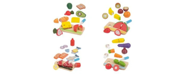 LIDL: lupilu Set d'aliments en bois - 4 univers &agrave; 3,99&euro; (au lieu de 6,99&euro;)