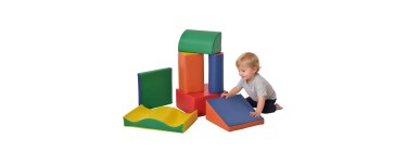 Amazon: Lot de 7 modules de motricité bébé Homcom - mousse EPE à 57,90€ (au lieu de 82,90€)