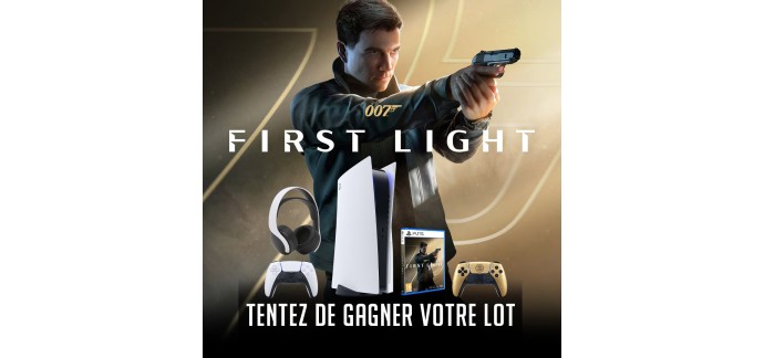 Micromania: 1 PS5 + jeu 007 First Light + manette édition limitée + casque Pulse à gagner