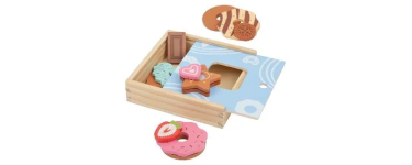 LIDL: Set d'aliments en bois lupilu - Bo&icirc;te &agrave; biscuits &agrave; 3.99&euro; (au lieu de 5.99&euro;)