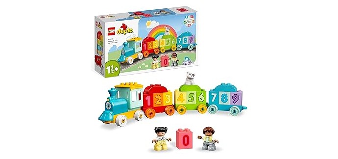 Amazon: LEGO® DUPLO® Le Train des Chiffres (10954) à 14,99€ (au lieu de 19,99€)