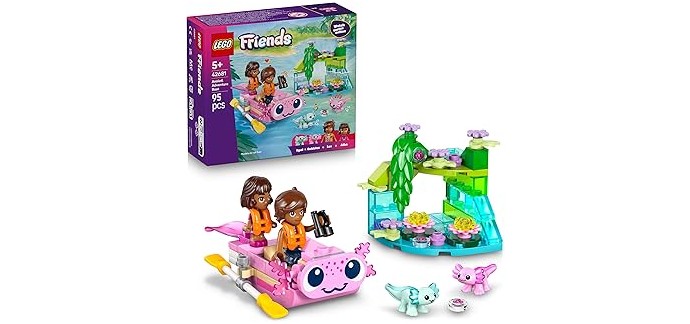 Amazon: LEGO Friends Le Bateau d'Aventures Axolotl (42681) à 7,99€ (au lieu de 9,99€)