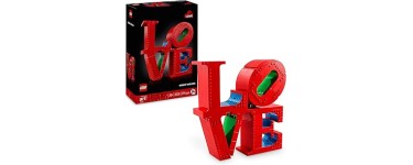 Amazon: LEGO® Art Love (31214) à 54,99€ (au lieu de 79,99€)