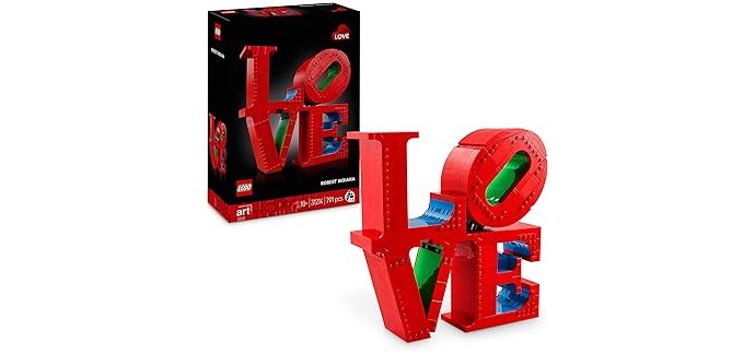 Amazon: LEGO® Art Love (31214) à 54,99€ (au lieu de 79,99€)