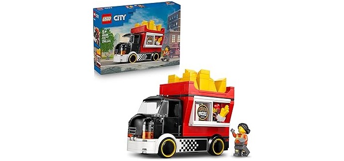 Amazon: LEGO City Le Food-Truck de Frites (60488) à 14,99€ (au lieu de 19,99€)
