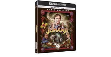 Amazon: Blu-Ray UHD 4K Jumanji &agrave; 12.51&euro; (au lieu de 14.43&euro;)