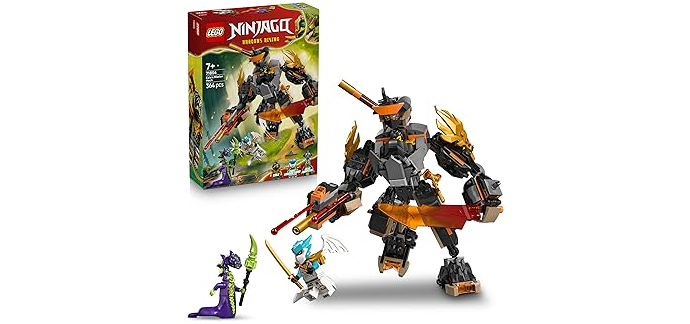 Amazon: LEGO Ninjago La Mission du Robot Cole et du Dragon Zane (71854) à 22,99€ (au lieu de 29,99€)