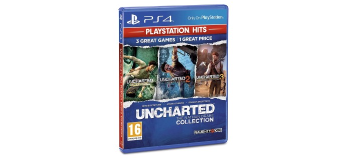 Amazon: Uncharted The Nathan Drake Collection (PS4) à 8,93€ (au lieu de 17,51€)
