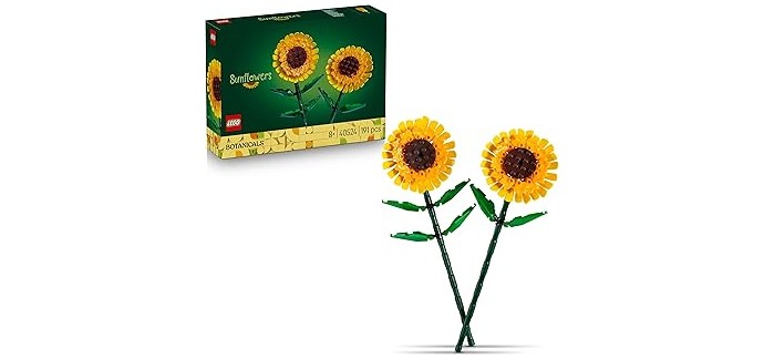 Amazon: LEGO Botanicals Tournesols (40524) à 11,99€ (au lieu de 14,99€)