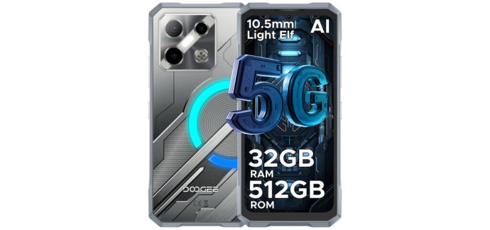 JoyBuy: DOOGEE Blade GT Pro Smartphone robuste 5G - 32+512Go, 100MP - écran à 229€ (au lieu de 439,99€)