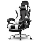 Amazon: Fauteuil de bureau Gtplayer - Rétractable, dossier inclinable, charge 150kg à 83,89€