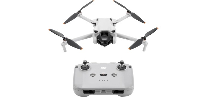 Amazon: Drone DJI Mini 3 - 4K HDR, nacelle 3 axes, retour GPS &agrave; 269&euro; (au lieu de 289&euro;)
