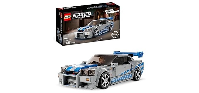Amazon: LEGO Speed Champions Nissan Skyline GT-R (R34) (76917) à 21,99€ (au lieu de 24,99€)