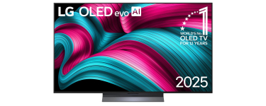 Amazon: TV 55" OLED LG 55C5 139 cm 2025 &agrave; 879&euro; (via coupon)