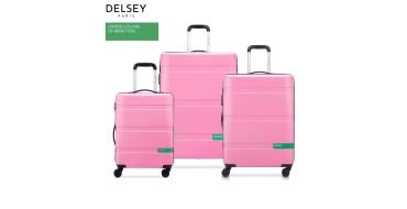 Delsey: Set de 3 Valises rigides Delsey Paris Now Hardside - S, M & L à 151,6€