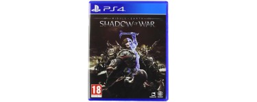 Amazon: Middle-earth Shadow of War sur PS4 à 9,9€