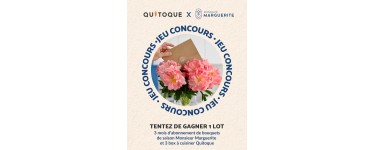 Quitoque: 1 abonnement 3 mois fleurs + 3 box Quitoque &agrave; gagner