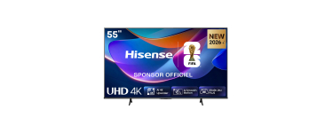 Amazon: TV Hisense 55A6S 55" 4K UHD Smart TV &agrave; 253,59&euro; (au lieu de 299&euro;)