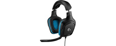 Amazon: Logitech G432 Casque Filaire (PC, PS4, Switch, Xbox) à 39,99€ (au lieu de 89,99€)