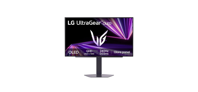 Amazon: Écran PC LG UltraGear 27GX704A-B - OLED QHD 1440p, 240Hz, 0.03ms à 379,99€ (au lieu de 441€)