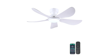 Amazon: Ventilateur de plafond Kviflon 117 cm - 5 pales, 6 vitesses, connect&eacute; &agrave; 79,99&euro; (au lieu de 101,03&euro;)
