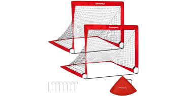 Amazon: Lot de 2 Cages de Football pliables Songmics - Montage Rapide &agrave; 24,99&euro; (au lieu de 42,99&euro;)