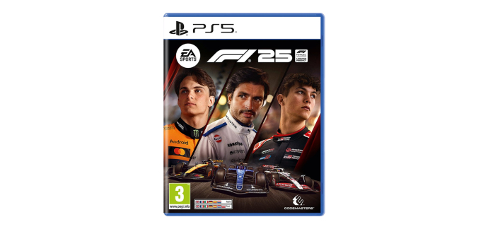 Amazon: F1 25 (PS5) à 24,48€ (au lieu de 79,99€)