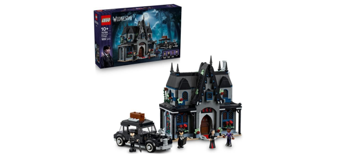Cdiscount: LEGO 76786 La Famille Addams Manoir (PS5) à 79,99€ (au lieu de 99,99€)
