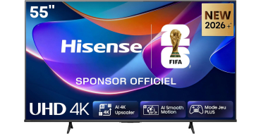 Amazon: Téléviseur 4K 55" à 244,01€ (au lieu de 399€)