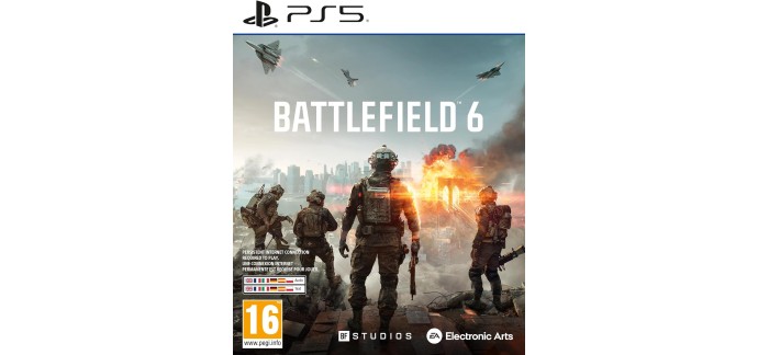 Amazon: Battlefield 6 (PS5) à 35,30€ (au lieu de 39,40€)