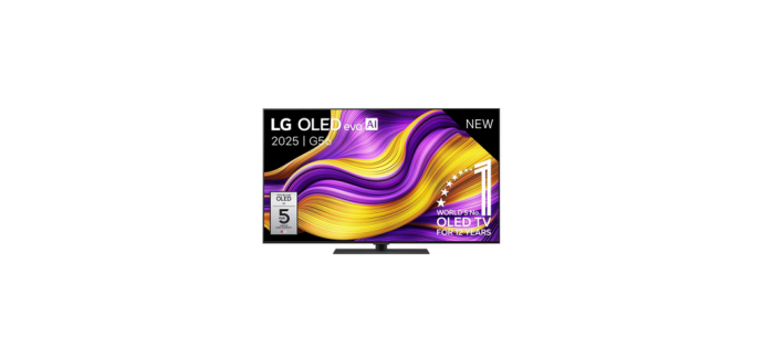 JoyBuy: LG OLED evo AI 4K G5 2025 Smart TV 55 pouces &agrave; 1449&euro; (au lieu de 2798&euro;)