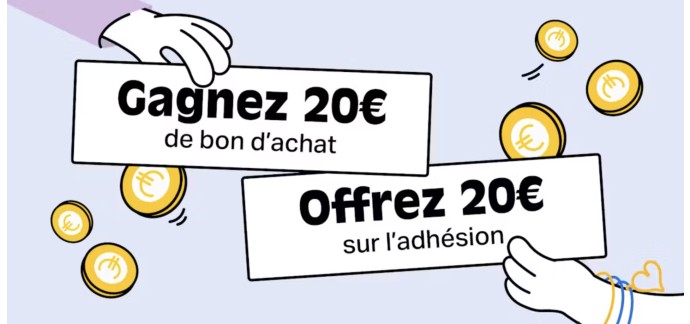 La Fourche: Parrainage : offrez 20€ à vos proches et recevez 20€ offerts pour chaque filleul inscrit