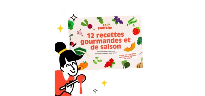 La Fourche: Un livre de recettes gourmandes offert en s'inscrivant à la newsletter du site