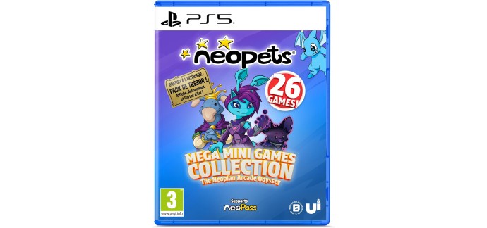 Amazon: Neopets Mega Mini Games Day 1 Edition (PS5) à 28,06€ (au lieu de 34,99€)