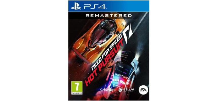Amazon: Need for Speed Hot Pursuit Remastered (PS4) à 21,99€ (au lieu de 29,99€)
