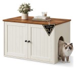 Amazon: Meuble litière chat Songmics PCL233WJ05 Marron Miel à 50,99€ (au lieu de 59,08€)