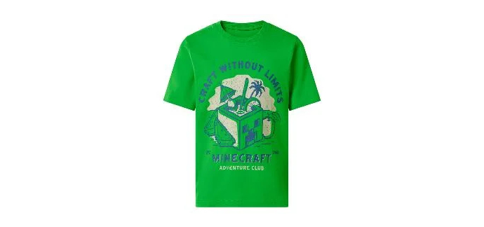 LIDL: T-shirt garçon Minecraft/Super Mario - 100% coton à 5.99€ (au lieu de 19.99€)