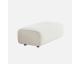 Sweeek: Pouf repose-pieds 2 places bouclette crème à 125,99€ (au lieu de 179,99€)