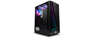 Amazon: Bo&icirc;tier PC Vibox VTX-2B Hex ATX, 3 ventilos RGB, verre tremp&eacute; &agrave; 24,95&euro;