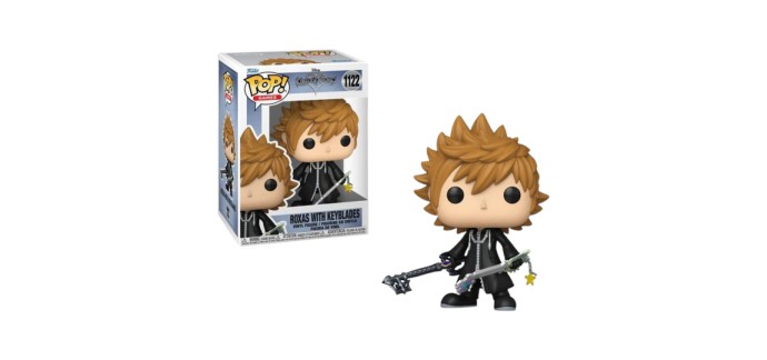 Micromania: Funko Pop Kingdom Hearts Roxas avec Keyblades (Figurine) à 6,99€ (au lieu de 20,08€)