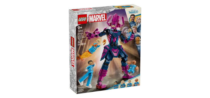 Carrefour: Lego Marvel Quatre Fantastiques vs Galactus 76316 (PS5) à 35,19€ (au lieu de 59,99€)
