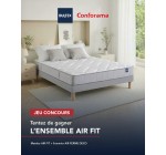 Conforama: 1 matelas AIR FIT + 1 sommier AIR Ferme D&eacute;co &agrave; gagner