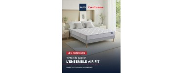 Conforama: 1 matelas AIR FIT + 1 sommier AIR Ferme D&eacute;co &agrave; gagner