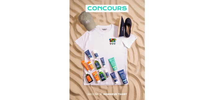 Monsieur T-SHIRT: 1 carte cadeau 150&euro; Monsieur TSHIRT + lot Weleda (valeur 310&euro;) &agrave; gagner