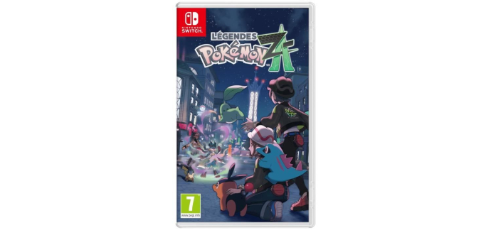 Cdiscount: L&eacute;gendes Pok&eacute;mon Z-A (Switch) &agrave; 34,99&euro; (au lieu de 59,99&euro;)