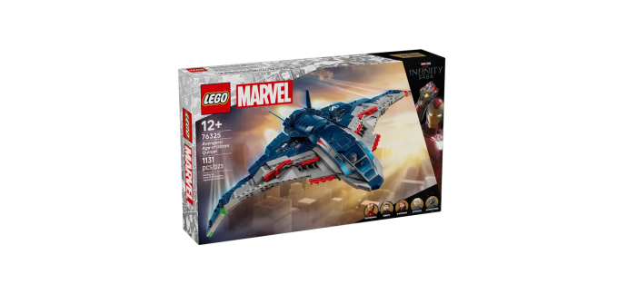 Carrefour: Lego Marvel Quinjet Avengers (LEGO) à 75,99€ (au lieu de 119,99€)