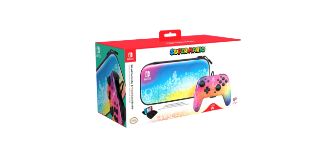Fnac: Pack Manette PDP Rematch + &Eacute;tui Star Spectrum (Switch) &agrave; 14,99&euro; (au lieu de 45,99&euro;)