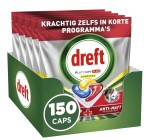 Amazon: Lot de 150 Tablettes Lave-Vaisselle Dreft (Fairy) - Parfum Citron à 22,89€ (au lieu de 39,70€)