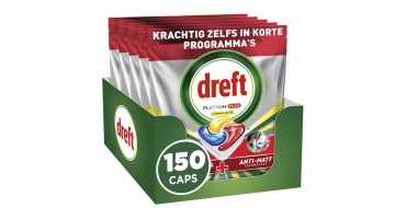 Amazon: Lot de 150 Tablettes Lave-Vaisselle Dreft (Fairy) - Parfum Citron &agrave; 22,89&euro; (au lieu de 39,70&euro;)
